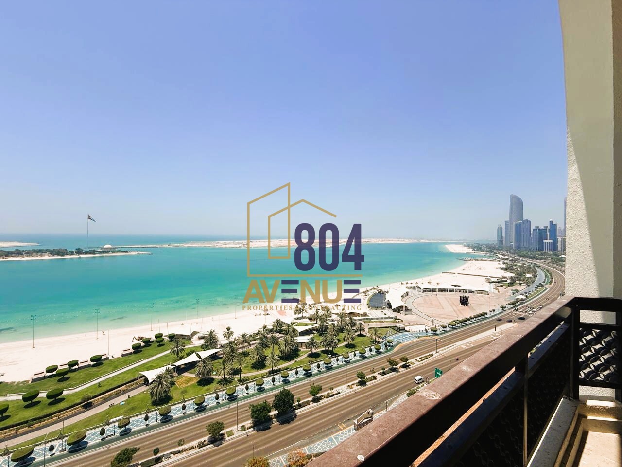 Fully Renovated 4BR Penthouse with Maid's Room | Full Sea View | Corniche Road